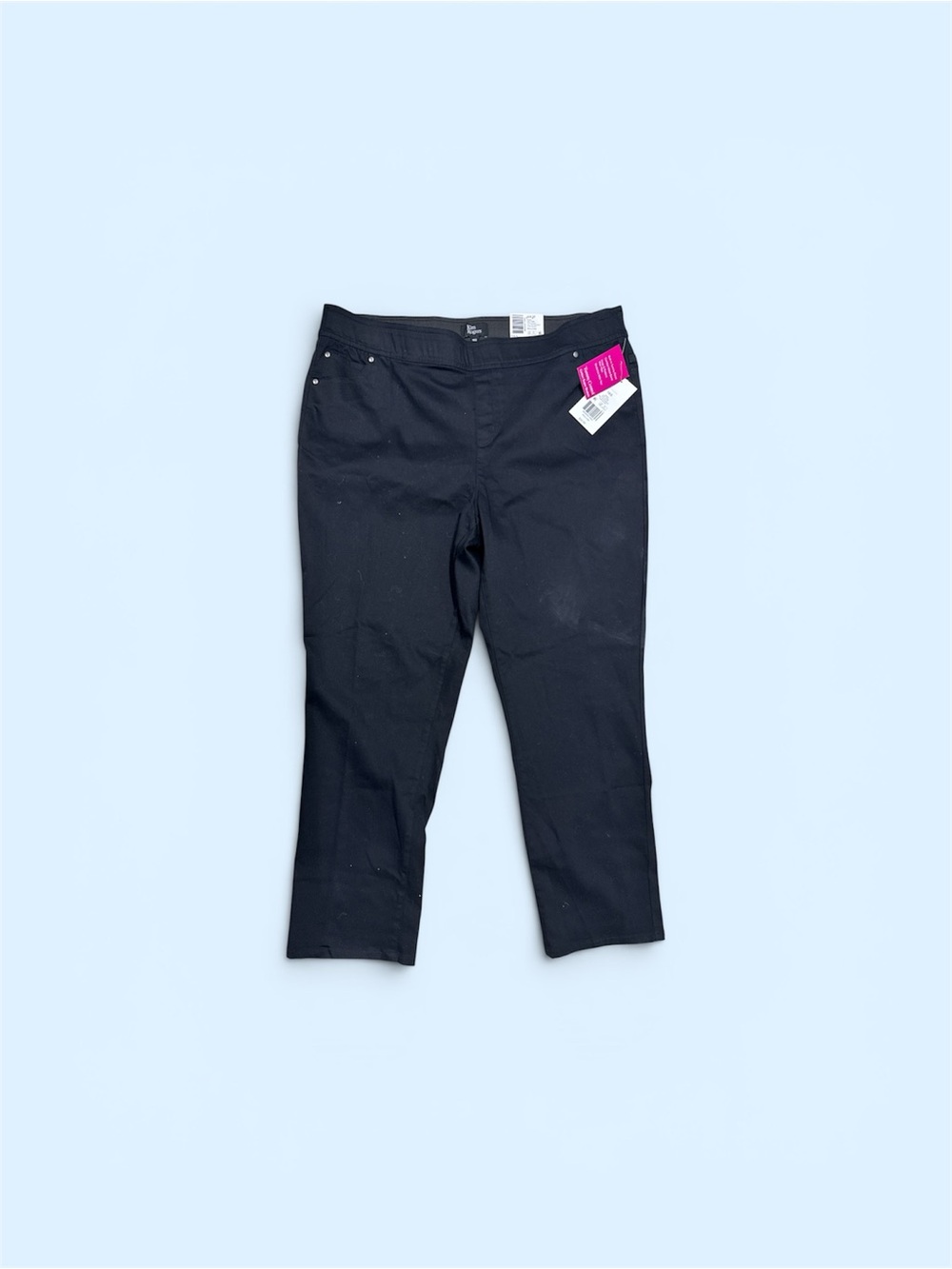 Kim Rogers Black Cropped Ponte Pants